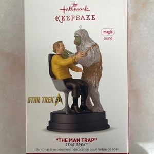 Hallmark Keepsake Star Trek “ The Man Trap” Christmas Ornament